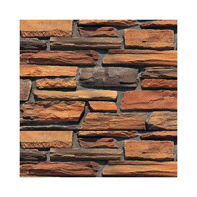 China Light Natural Artificial Manufactured Decorative Wall Stone Culture Cladding Artificial Stone Wall Panels for sale