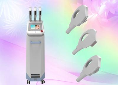 China Vertical IPL Laser Hair Removal Machine , 3 Handles Beauty Equipment for sale