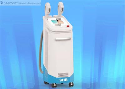 China White Two Handles SHR IPL Hair Removal Machine Laser For Permanent Hair Removal for sale