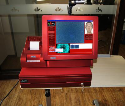 China Red Salon Hair Analyzer Machine for sale