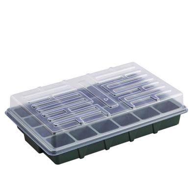 China PS Wholesale 24 Cell Seed Germination Tray Plant Nursery Seed Starter Kit Seedling Tray for sale