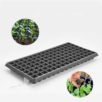 China For Vegetable Nursery 18-512 Cells Garden Germination Seed Starter Tray PS Nursery Rice Seedling Tray for sale