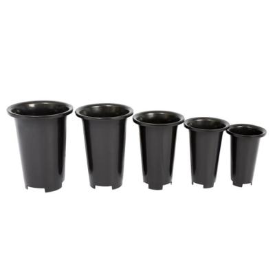 China American Style 1# 2# 3# 4# 5# Plastic Durable Round Orchid Flower Pot for Hydroponic Seed for sale