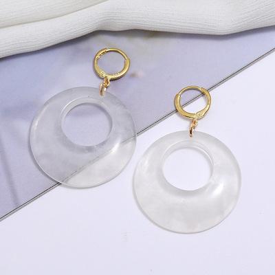 China Korean acetic acid resin earrings women's new style punk earrings for sale