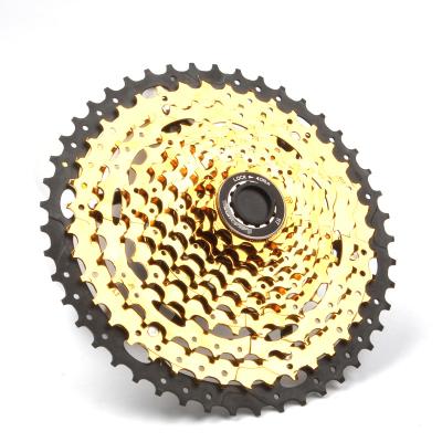 China Mountain Bike 10 Speed ​​Gold 11-42T 11-46T 11 - 50T Cycle Bicycle Flywheel Other Bicycle Parts Mountain Bike Cassette Freewheel for sale