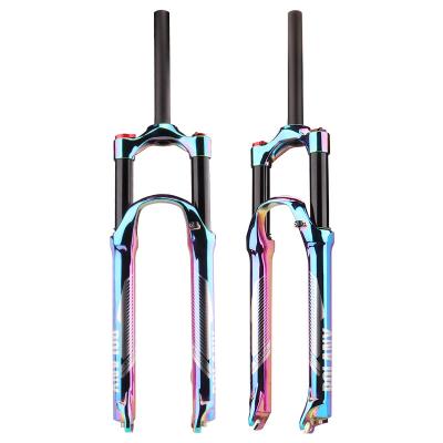 China Mountain Bikes MTB Bicycle Air Shock Rainbow Forks 27.5/29er Suspension Fork Adjust Bicycle Bike Brake Forks for sale