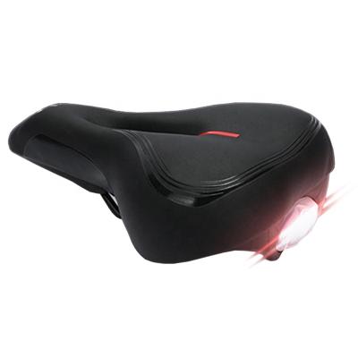 China China Bicycle Saddle Seat Manufacturer Amazon Drop Shipping Bicycle Cover Saddle With Taillight PU MTB Leather Bike Seat for sale