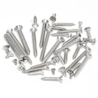 China M1.2 M1.4 M1.5 M2 M3 M4 Phillips Flat Head Screw Steel Self-tapping Screws Countersunk Head for sale