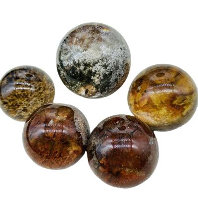 China China Garden Quartz Spheres Natural Green Ghost Ghost Crystal Spheres Healing Balls For Gifts for sale