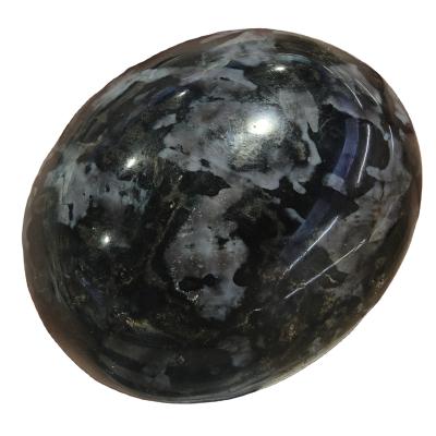 China China Crystal Gabbro Stone Polished Wholesale Natural High Quality Gabbro Tumbled Healing Stone For Hand Game for sale