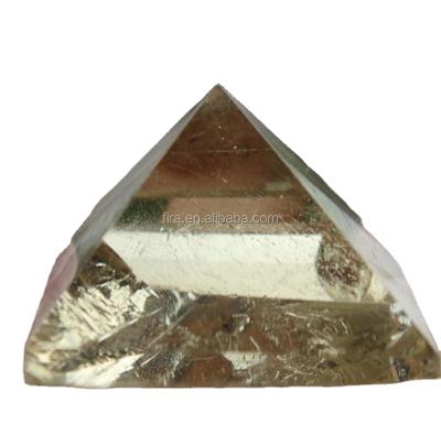 China China Natural Stone Quartz Crystal Egypt Pyramids For Energy Citrine Generators for sale