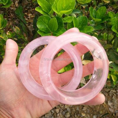 China Wholesale China Rose Quartz Crystal Natural Bangle Bracelet For Gift for sale