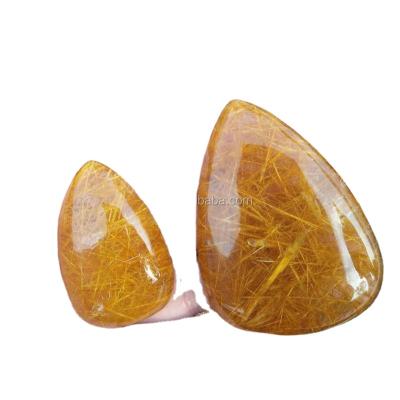 China China Vardy Brand Rutilated Quartz Crystal Tumbled Stone Crystal Pendant for sale