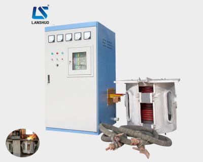 China 200KW Reducer Tilting Induction Melting Furnace For Copper Iron Aluminum Melting for sale