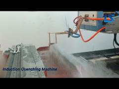 Continuous Induction Quenching Machine 60KW High Frequency For Hardware