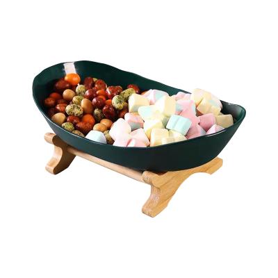 China High Quality Plastic 1 2 Dessert Dishes Stocked 3 Layers Fruit and Snack Tray Wedding Cake Birthday Fruit Dish for sale