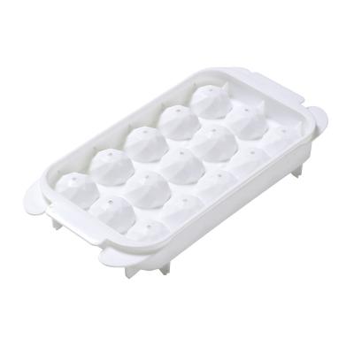 China Hot Sale Home/Office/Restaurant Food Grade Ball Shape Plastic Ice Tray Round Shape Ice Cube Tray Mold Ice Ball Maker for sale