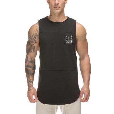 China Summer Breathable Mesh Quick-Drying Tank Top Loose Regular Fit Male Gym Training Sleeveless T-shirt Men's Fail Top for sale