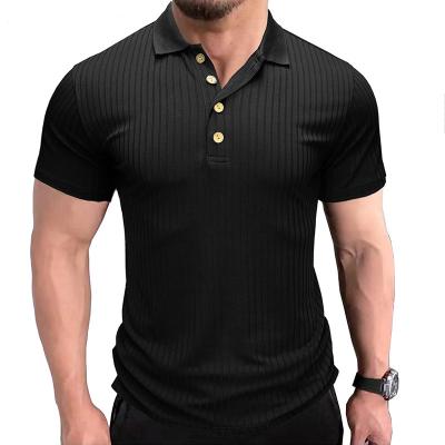 China Summer Viable Sports Quality Fitness Polo Shirts Lapel Premium Men's Short Sleeve Designer Golf Shirt for sale