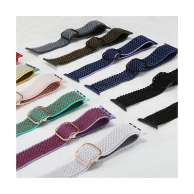 China Fabric OEM Customized Nylon Strap Fits Apple Strap And Wave Stripe Strap for sale