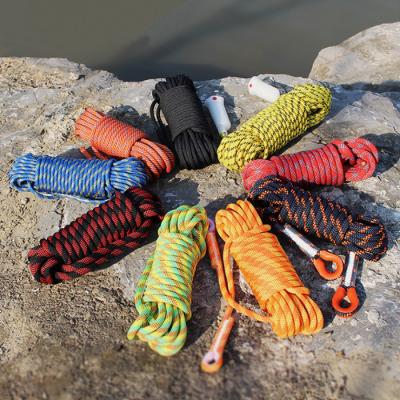 China Lightweight Factory Rope Climbing Emergency Survival Fire Rescue 10m/20m/30m/50m Outdoor Wear Resistant Outdoor Safety Rope for sale