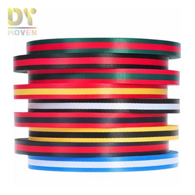 China Multi-Functional Cotton Elastic Polyester Webbing Ribbon Christmas Webbing Nylon Strap for sale