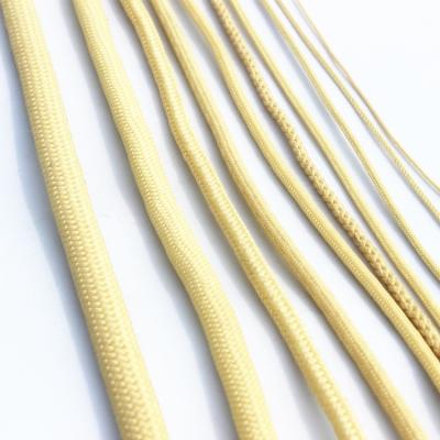 China Weaving.knitting.hand factory knitting industrial supplies flame retardant Aramid flame retardant rope special functional Aramid rope for sale