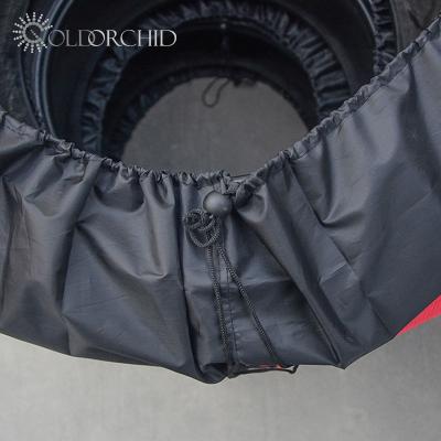 China New Style Black Waterproof Dustproof UV-Resistant Durable Size UV ​​Resistant Customized Universal Car Tire Cover for sale