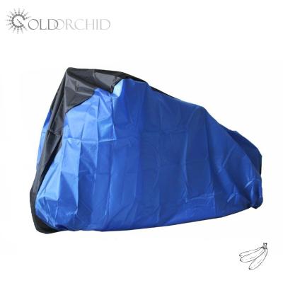 China Waterpoor 210T Polyester Taff PU Coated Custom Silver Coating Box Rain Bicycle Outer Cover for sale