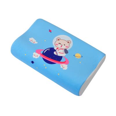 China Nantong Contour Wave Kids Anti-static High Quality Soft Breathable Memory Foam Pillow For Baby for sale