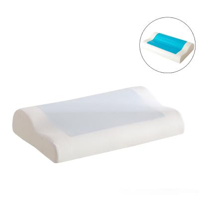 China High Quality Anti-static Memory Foam Pillow Shape Wave Cutout Sleep Cooling Gel For Neck Pain for sale