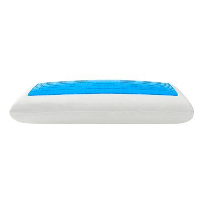 China High Quality Anti-Static Memory Foaming Gel Cooling Bed Contoured Cervical Orthopedic Roll Pillow for sale