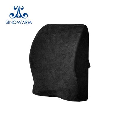 China Hot Selling Anti-Static Breathable Orthopedic Breathable Car OEM ODM Memory Foam Back Support Chair Lumbar Cushion for sale