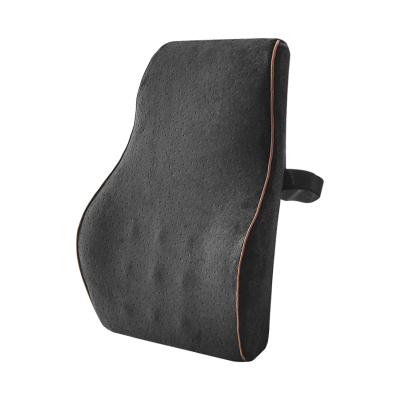 China Anti-Static Breathable Chair Pain Relief Cushion Memory Foam Lower Back Wedge Rests Memory Foam Lumbar Back Support Cushion for sale