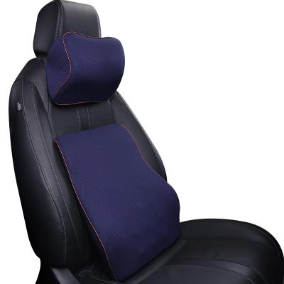 China Anti-static Hot Sale Comfort Car Headrest Pillow Neck Support Memory Foam Car Back Seat Cushion for sale