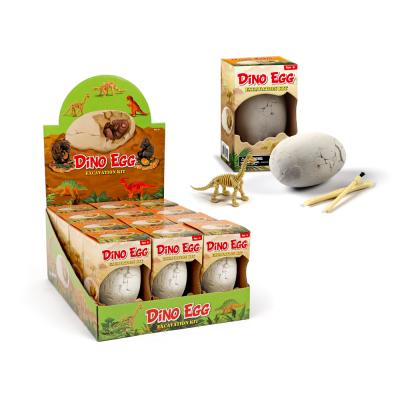 China 3 Assorted Preschool Toys Dig And Discover Dinosaur Skeleton Dig It Out Excavation Baby Dino STEM Kids Toys Egg Kit for sale