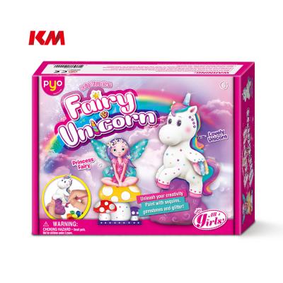 China Preschool Eductional Toys Amazon Hot Sale DIY Unicorn Painting Kit Toys Drawing Educational DIY Arts and Crafts Kit Toys for sale