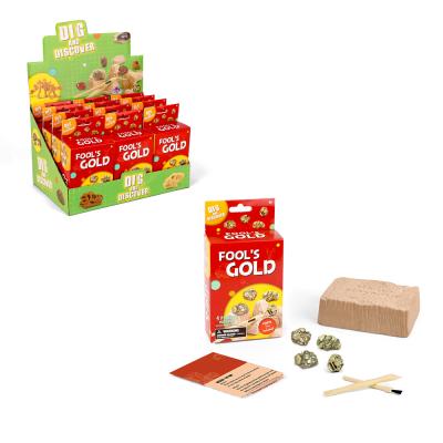 China Assorted Excavation Mineral Dig Toys Kit from Dig New Mini Gold Rocks Kit Toys For Child Archeology of 6 Dinosaur Toys for sale