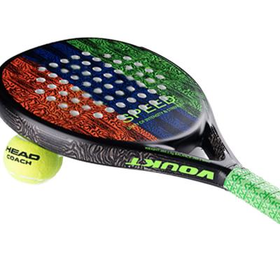 China Game Playing Eva Padel Racket Professional Soft Tennis Racket High Quality Popular Tennis Racket for sale