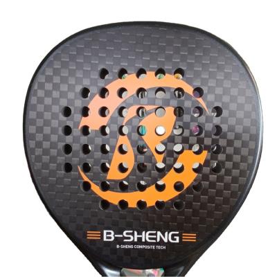 China Game Playing Tennis Racket B-Sheng Padel Professional Factory High Quality Carbon 12K Padel Tennis Racket With Custom Logo for sale