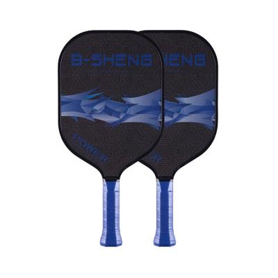 China USAPA Approved Manufacturer Custom Logo Design Texture Glass Pickleball Palette With Edge Guard for sale