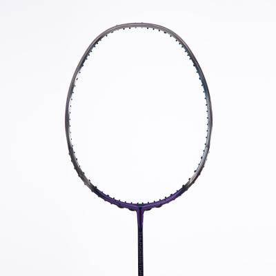 China Playing noise accept badminton racket customized set carbon fiber badminton racket racket with shuttlecock for sale