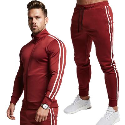 China High Quality Custom Logo 2 Piece Sweatsuit 2021 Plus Size Breathable Fashion Set Two Piece Set Mens Tracksuits Outfits for sale