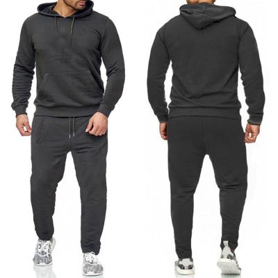 China Breathable Joggers For Men's Autumn Fitness Sport Matching Couple Tracksuit High Quality Cotton Polyester Slim Fit Solid Color Sweatsuit for sale