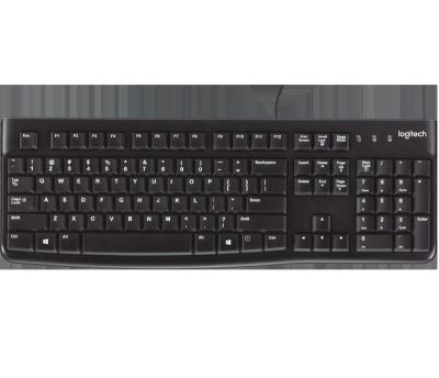 China Original Logitech K120 Anti-Ghosting Wired Keyboard USB Plug-and-Play Keyboard Puddle-Resistance Durable for sale