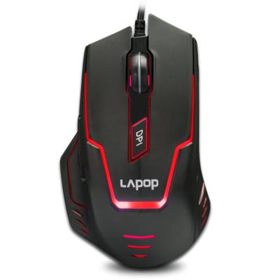 China Lapop WM50II 2400DPI Customizable Ergonomic Shape Mouse Customizable Gaming Gaming Mouse for sale