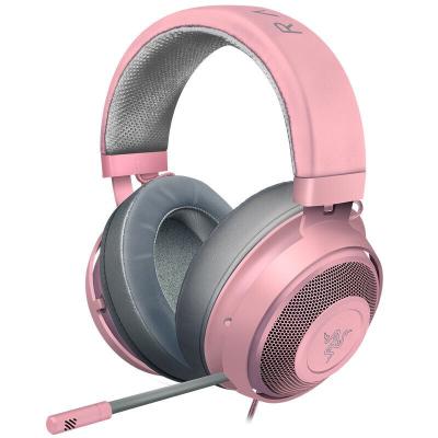 China Comfortable Wearing Razer Kraken Headset - Pink Green Black Silver Color Wired Gaming 3.5mm Interface Headset en venta