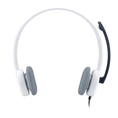 중국 Headphone Logitech H150 Stereo Wired Headset With Microphone Rotating Wired Desktop Earphone 판매용