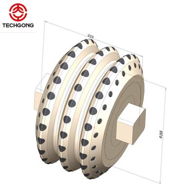 China TBM Tunnel Boring Machine Roller Cutter TBM Triple Disc Cutter for sale