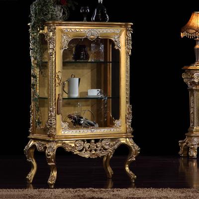 China Traditional Classic Furniture for Home - Provincial Rococo Style Living Room Furniture Wine Cabinet-French Cabinet for sale